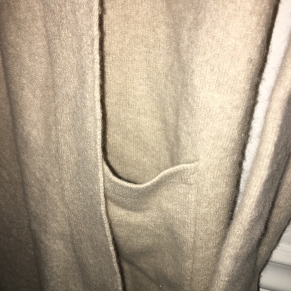 100% 2-ply cashmere open front sweater / Cynthia Rowley - Picture 4 of 5